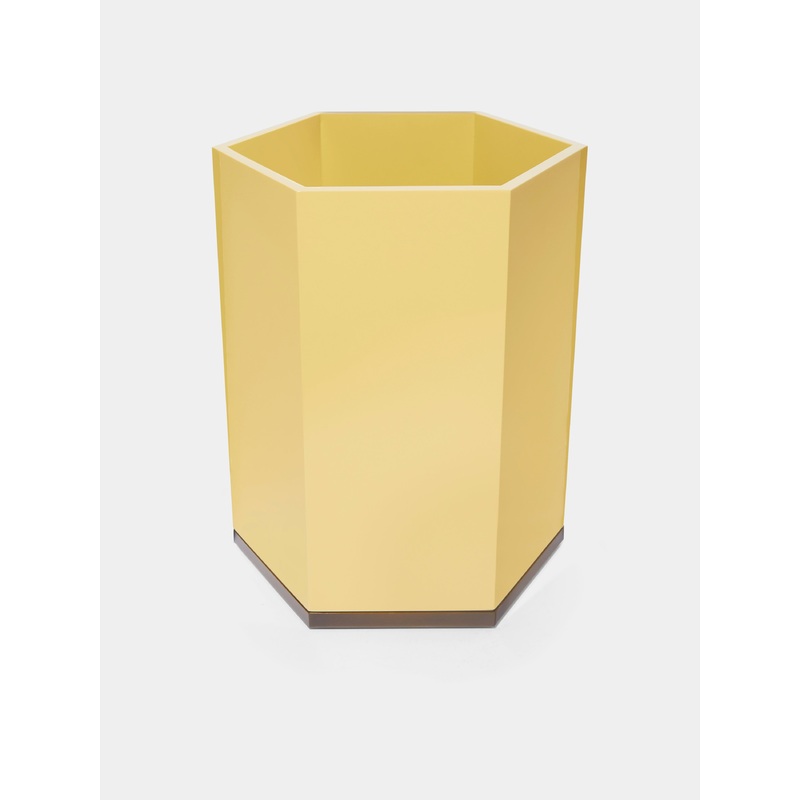 Lacquered Hexagonal Bin