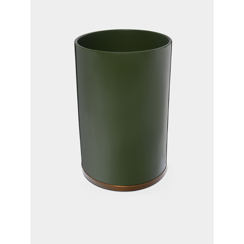 Lacquered Round Bin