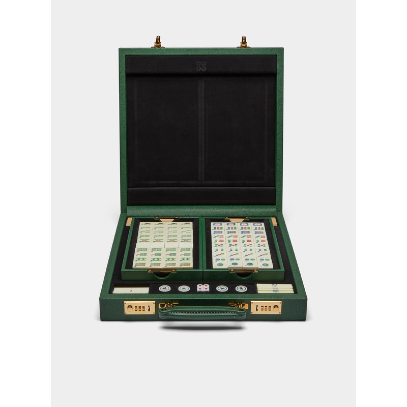Leather Mahjong Set