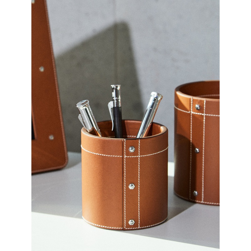 Leather Small Pen Pot