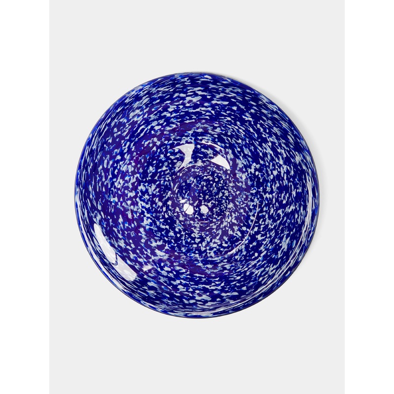 Macchia su Macchia Hand-Blown Murano Glass Round Tray (15in/38cm)