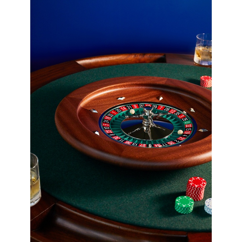 Mahogany Roulette Set