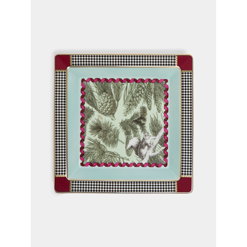 Porcelain Large Square Vide Poche