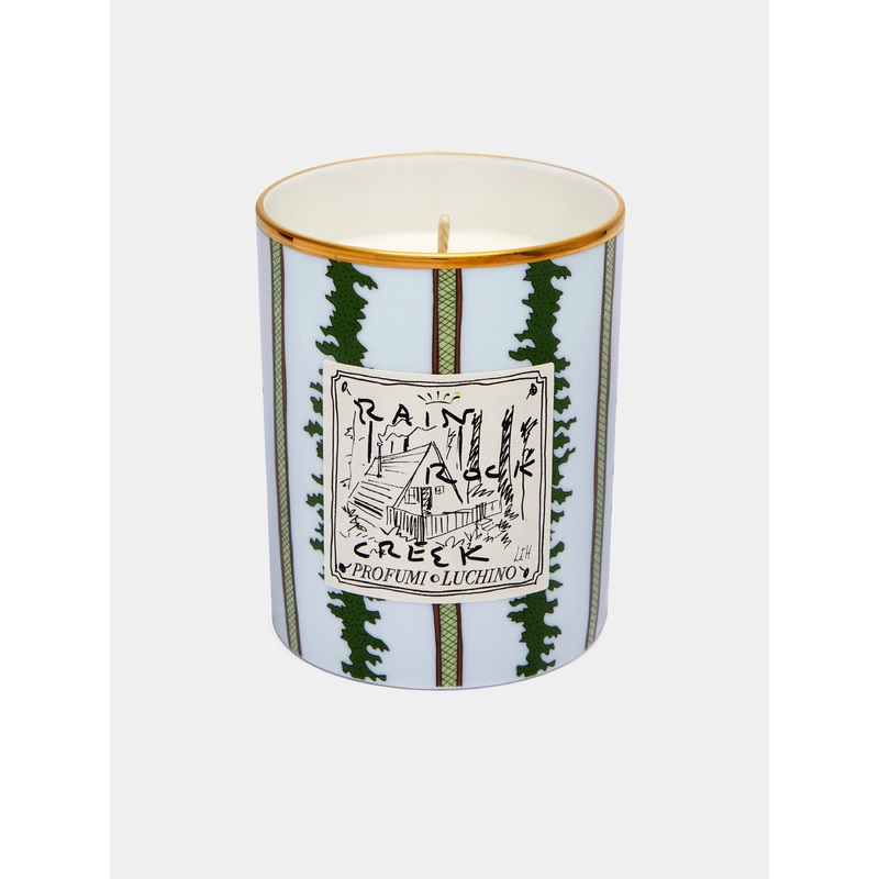 Profumi Luchino Rain Rock Creek Porcelain Candle