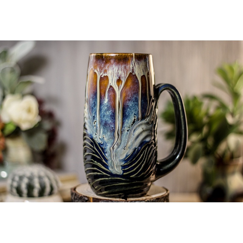 08-D New Wave Textured Mug - ODDBALL, 22 oz. - 15% off