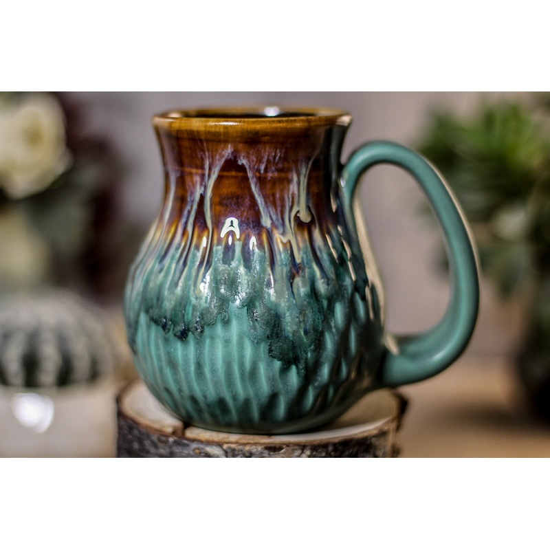 12-D New Wave Barely Flared Textured Mug - ODDBALL, 16 oz. - 15% off