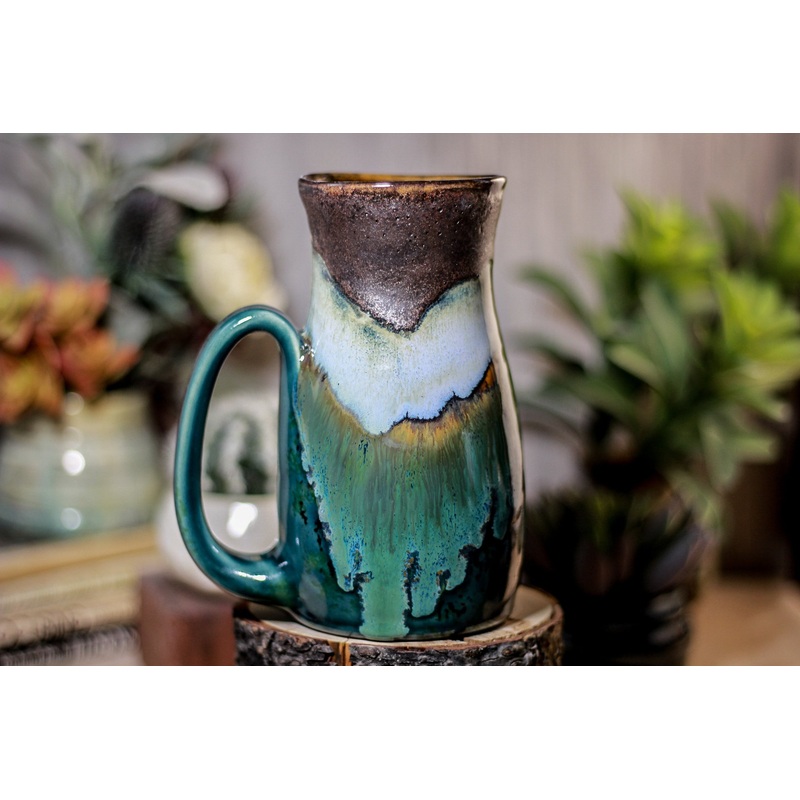 19-B Copper Agate Barely Flared Mug - ODDBALL MISFIT, 18 oz. - 25% off