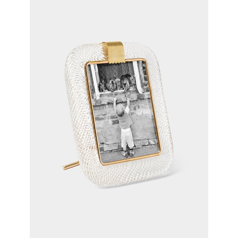 1960s Murano Glass Photo Frame