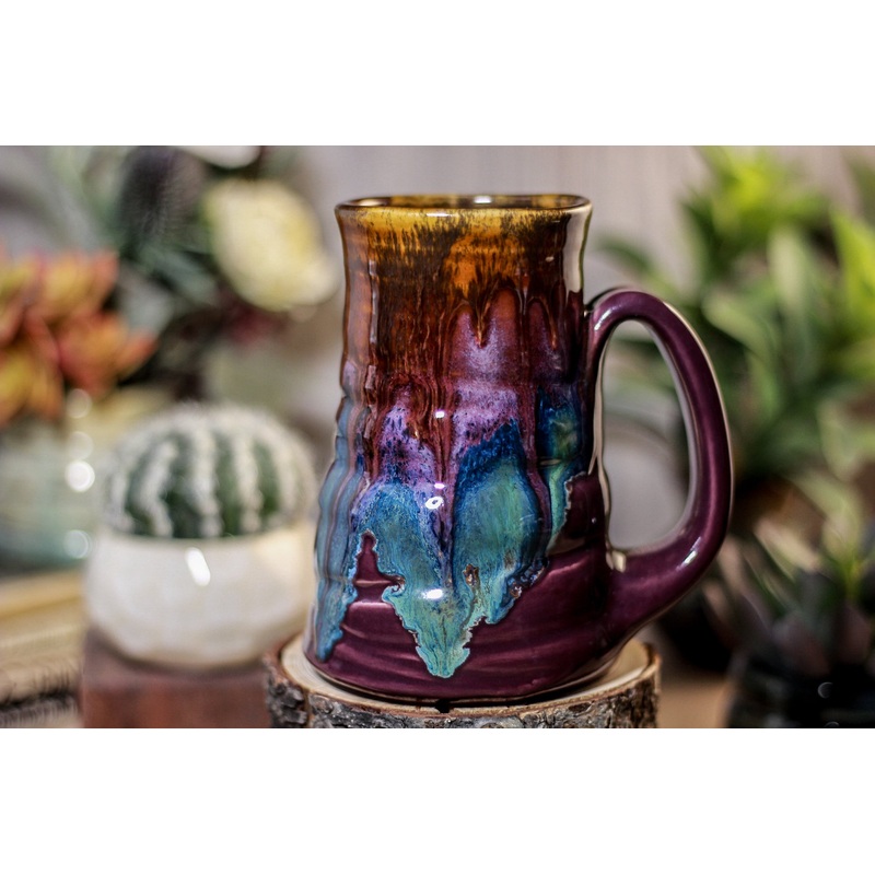 30-B Magenta Haze Textured Stein Mug - MISFIT, 15 oz. - 20% off