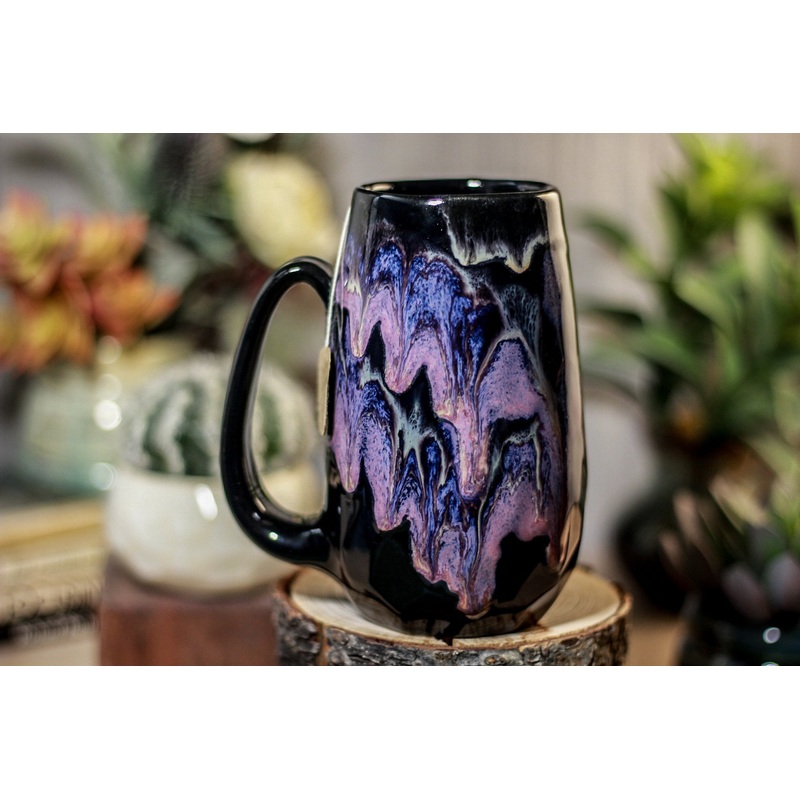 33-D Amethyst Grotto Notched Crystal Mug - MISFIT, 14 oz. - 10% off