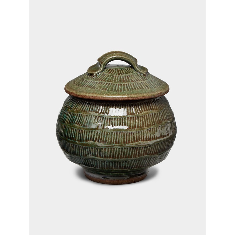 Ceramic Patterned Lidded Jar - DNU same as 2217906011