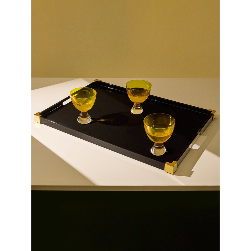 Corners Lacquered Tray (22.5in/57cm)