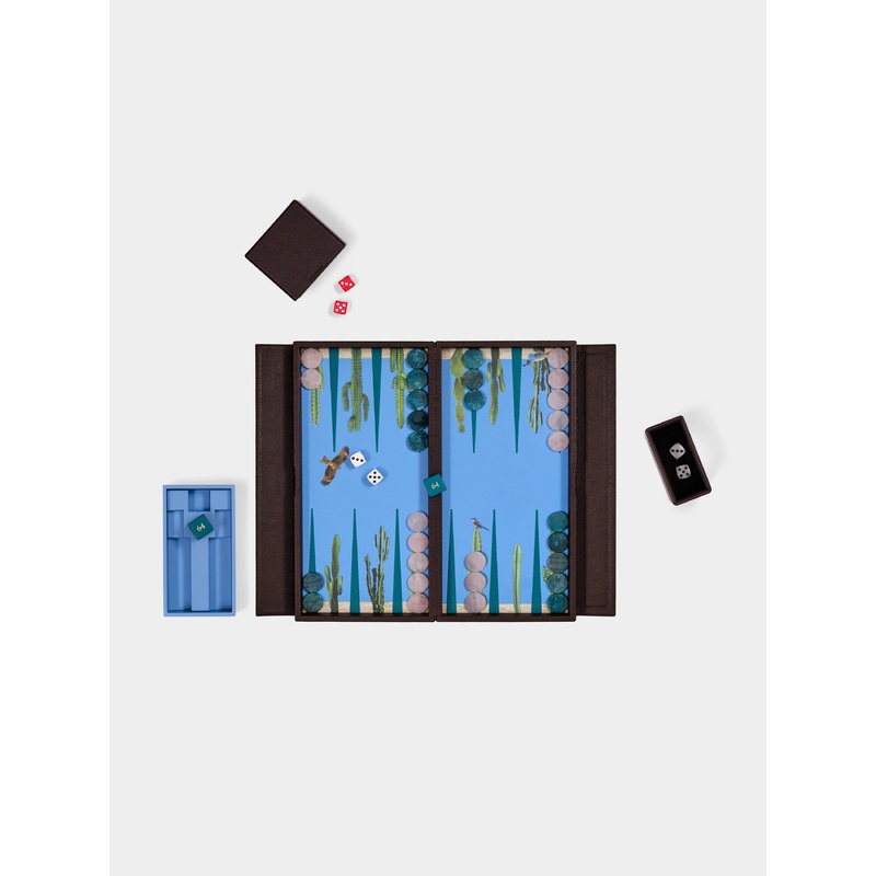 Desert Travel Backgammon Set