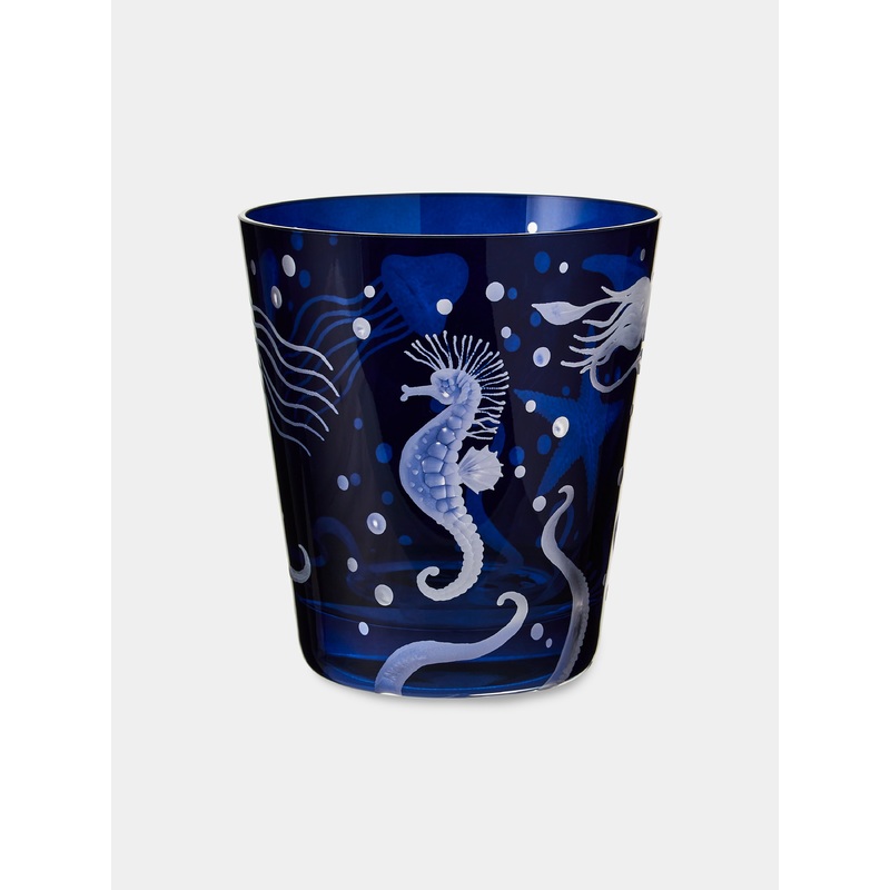 Frutti di Mare II Hand-Engraved Crystal Ice Bucket