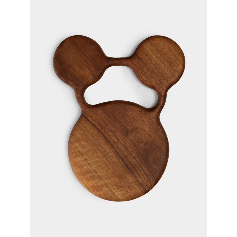 No. 4 Hand-Carved Oiled Walnut Serving Board