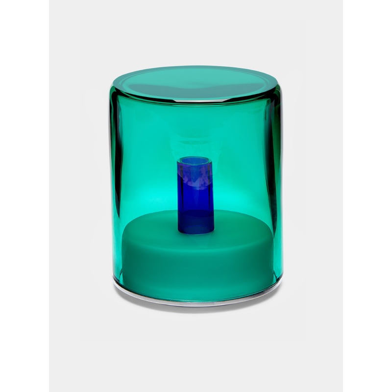 Verde I Hand-Blown Murano Glass Portable Table Light