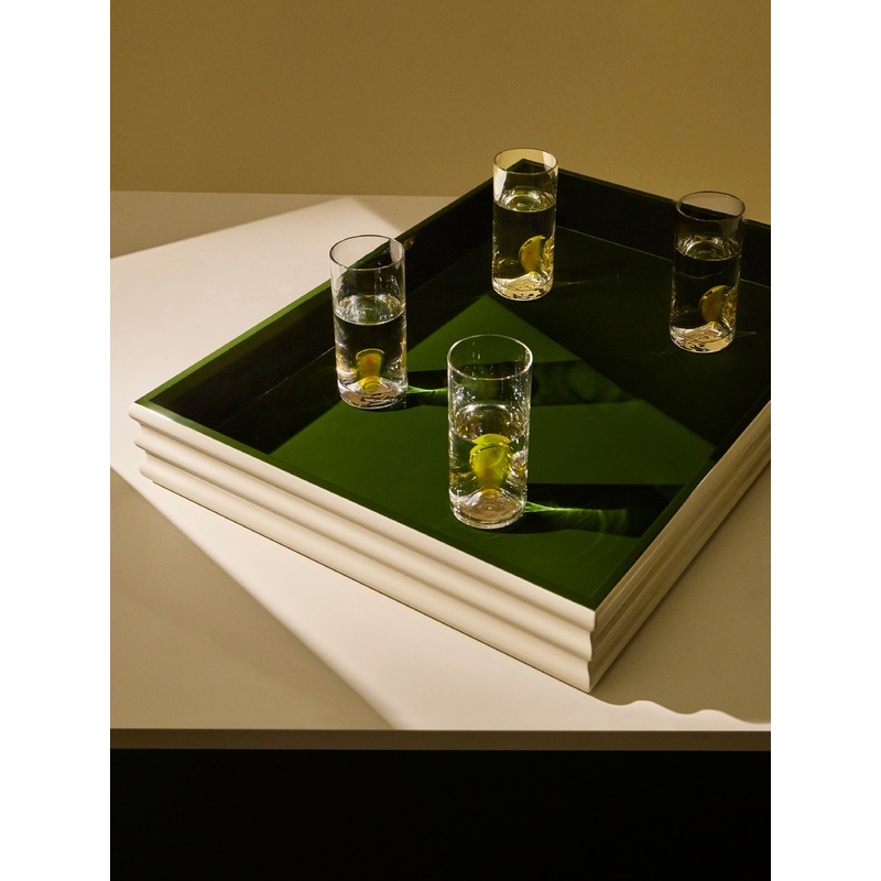 Wiggle Lacquered Tray (24in/61cm)