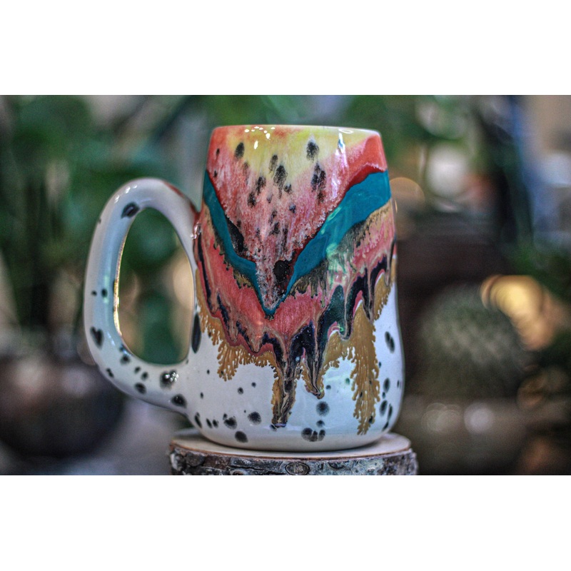 01-B Desert Rainbow Gourd Mug - MINOR MISFIT, 25 oz. - 10% off