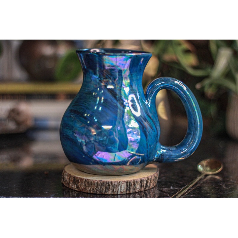 09-A Labradorite PROTOTYPE Flared Mug - MISFIT, 23 oz. - 25% off