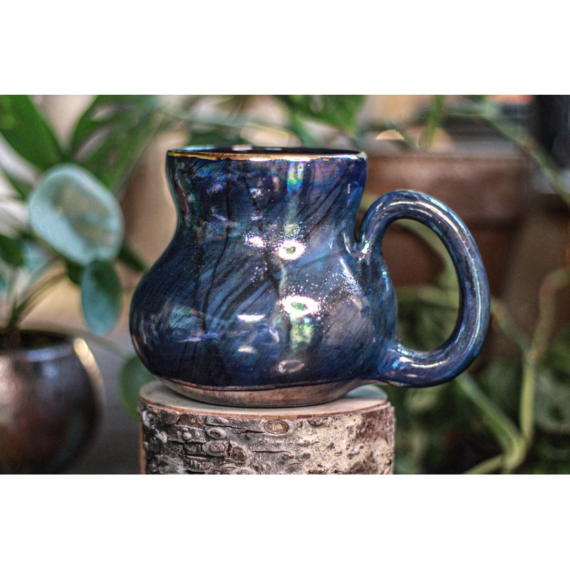 11-A Labradorite PROTOTYPE Gourd Mug - MISFIT, 25 oz. - 35% off