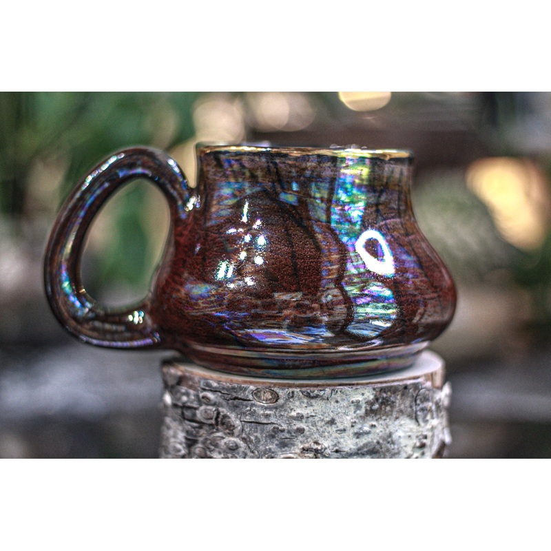 15-B Labradorite PROTOTYPE Squat Mug - MISFIT, 19 oz. - 15% off