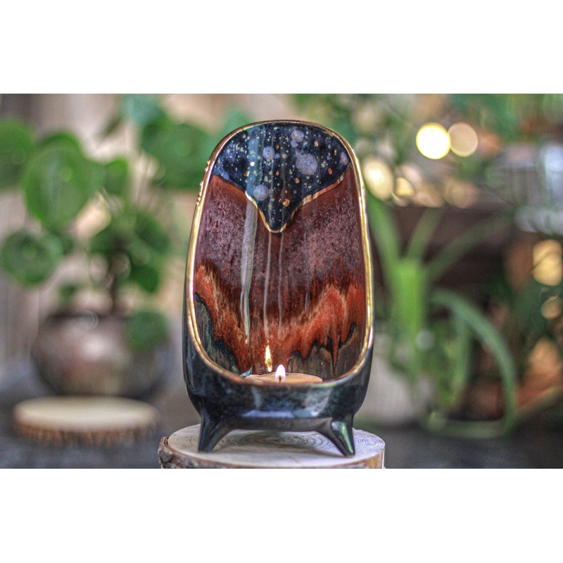 18-B Starry Night Candle Holder - TOP SHELF MISFIT