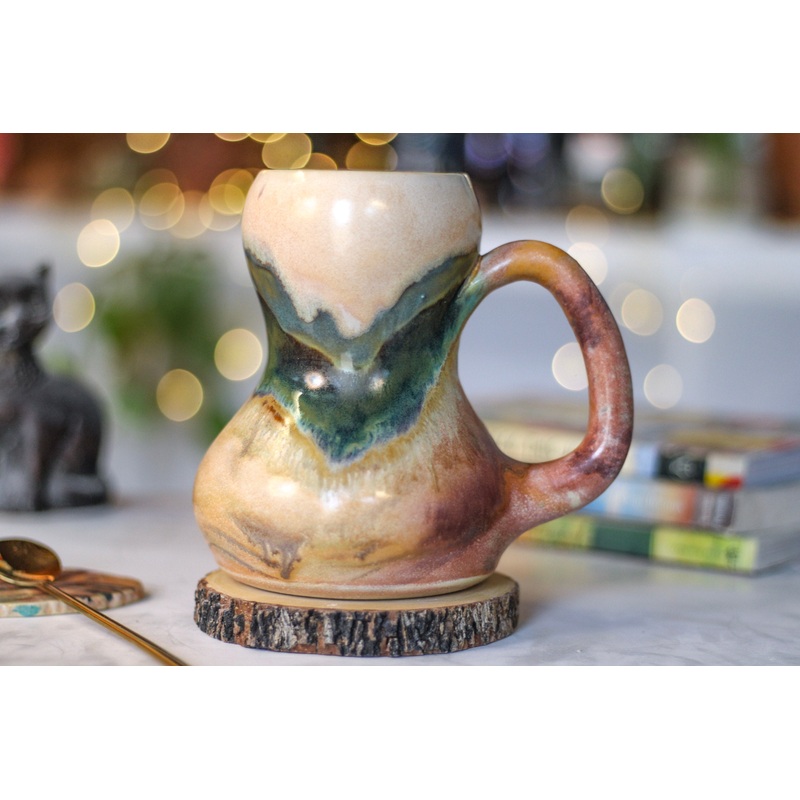 18-C Hidden Valley EXPERIMENT Notched Acorn Gourd Mug - MISFIT, 22 oz. - 30% off
