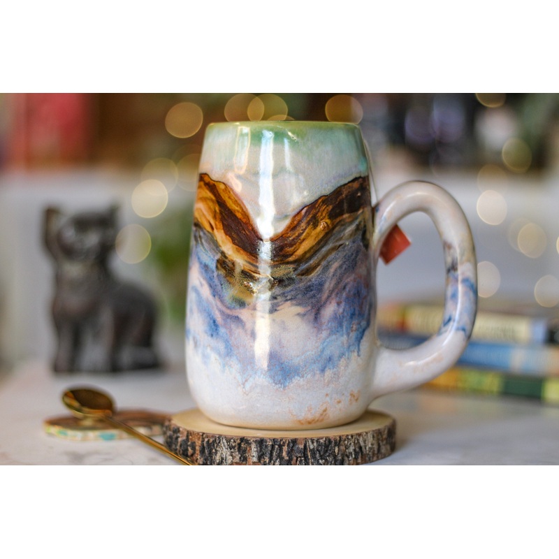 19-B EXPERIMENT Notched Mug - MISFIT, 24 oz. - 15% off