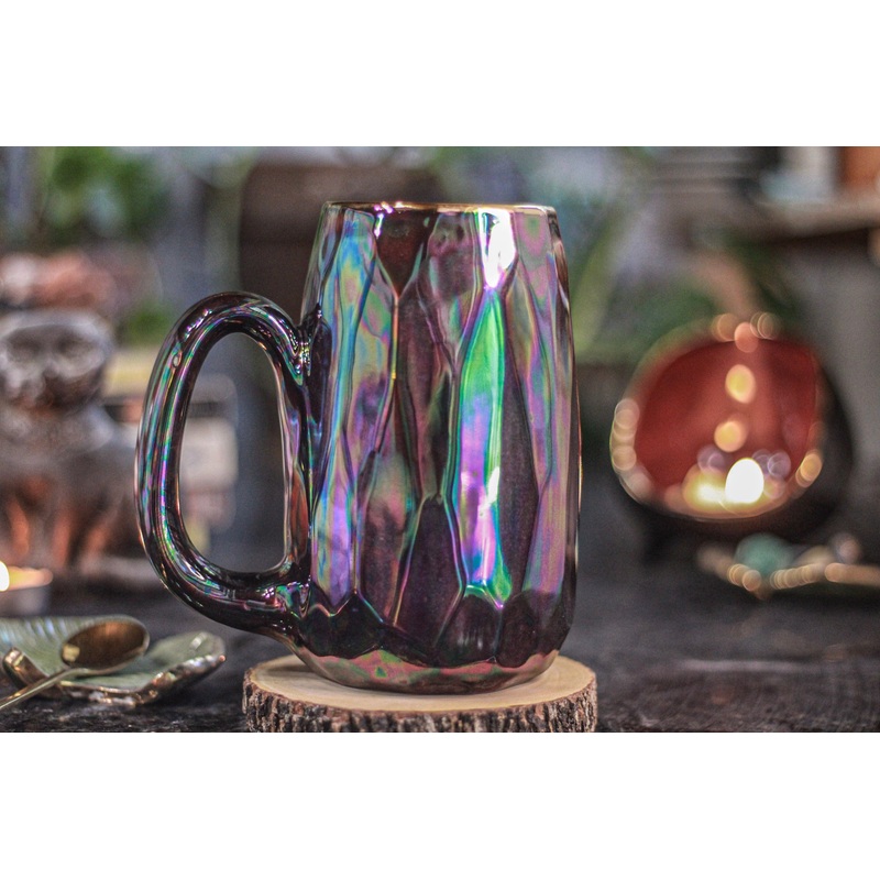 19-B PROTOTYPE Crystal Mug - TOP SHELF MISFIT, 23 oz.