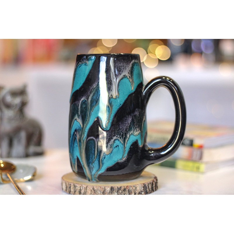 22-D Turquoise Grotto Mug - MISFIT, 25 oz. - 15% off