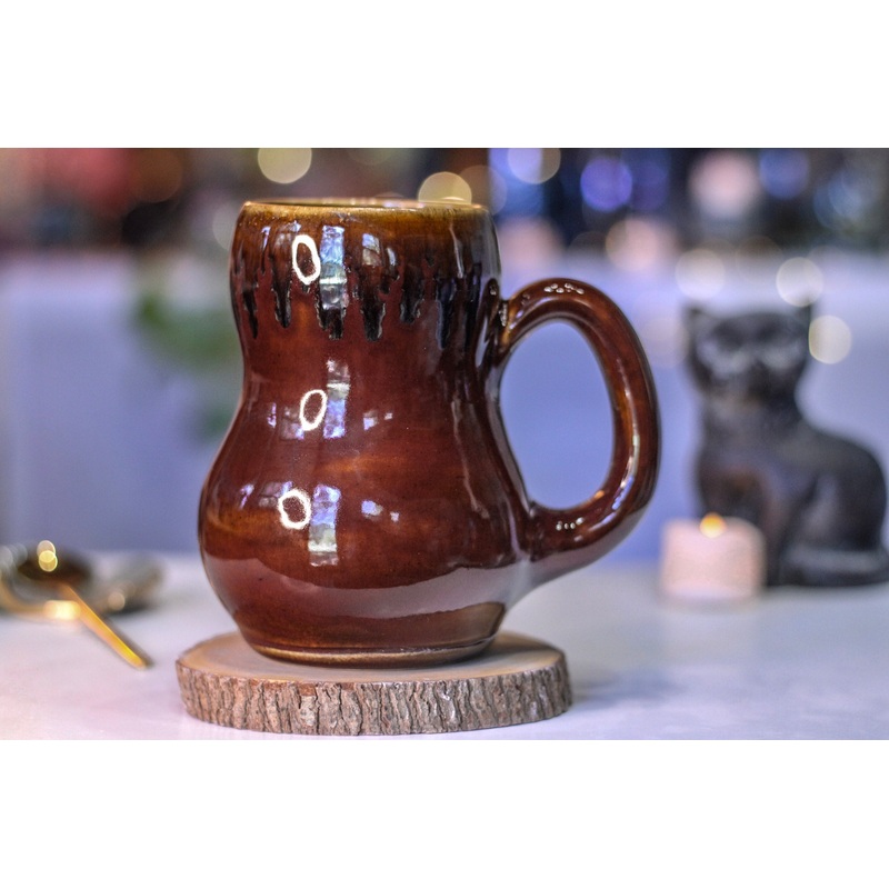 24-D Rustic Red Acorn Gourd Mug - MISFIT, 21 oz. - 25% off