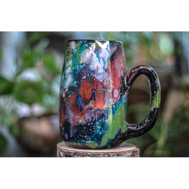 25-A Rainbow Stellar Mug - TOP SHELF MISFIT 24 oz.