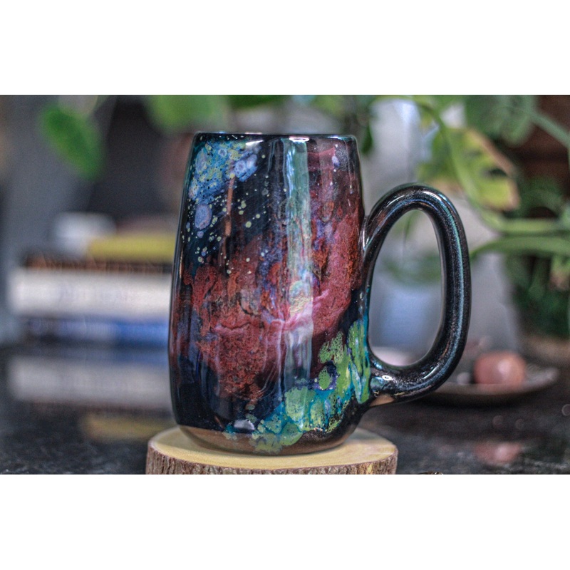 27-A Rainbow Stellar Mug - TOP SHELF MISFIT 23 oz.