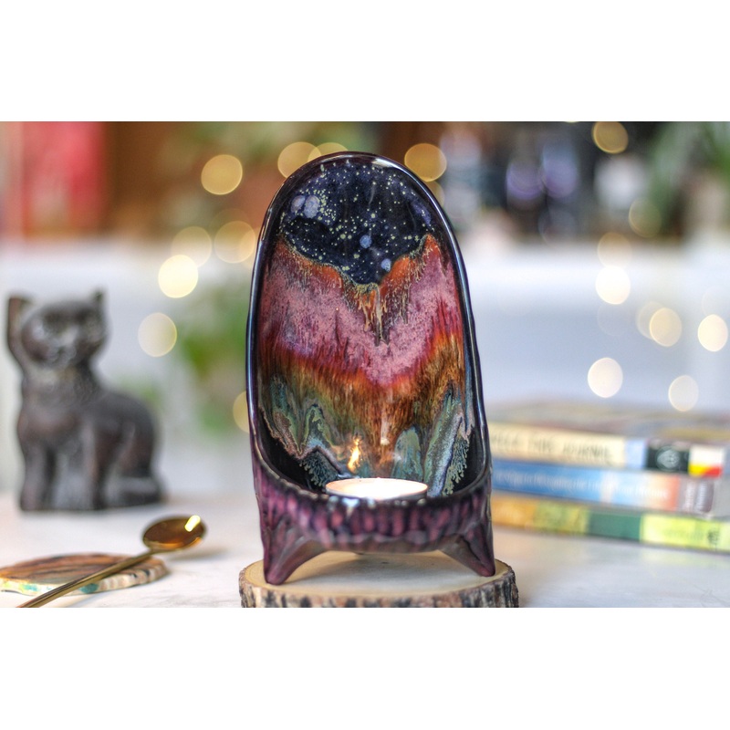 31-C Starry Night Candleholder - MISFIT - 30% off
