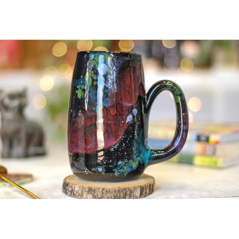 37-A Rainbow Stellar Mug - MISFIT, 25 oz. - 20% off