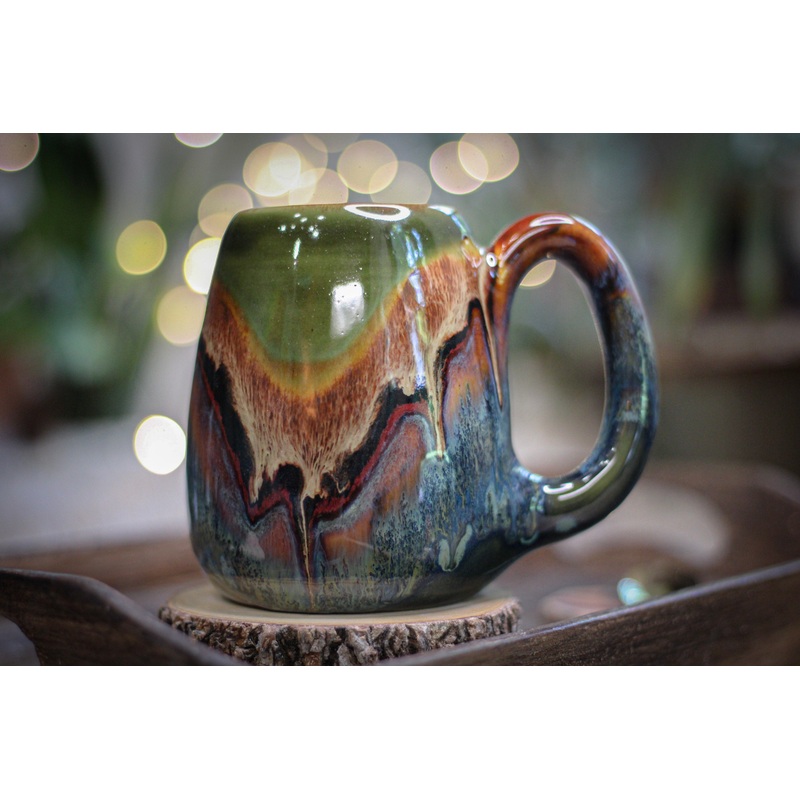 03-C Fire & Ice Variation Mug - TOP SHELF MISFIT, 19 oz.