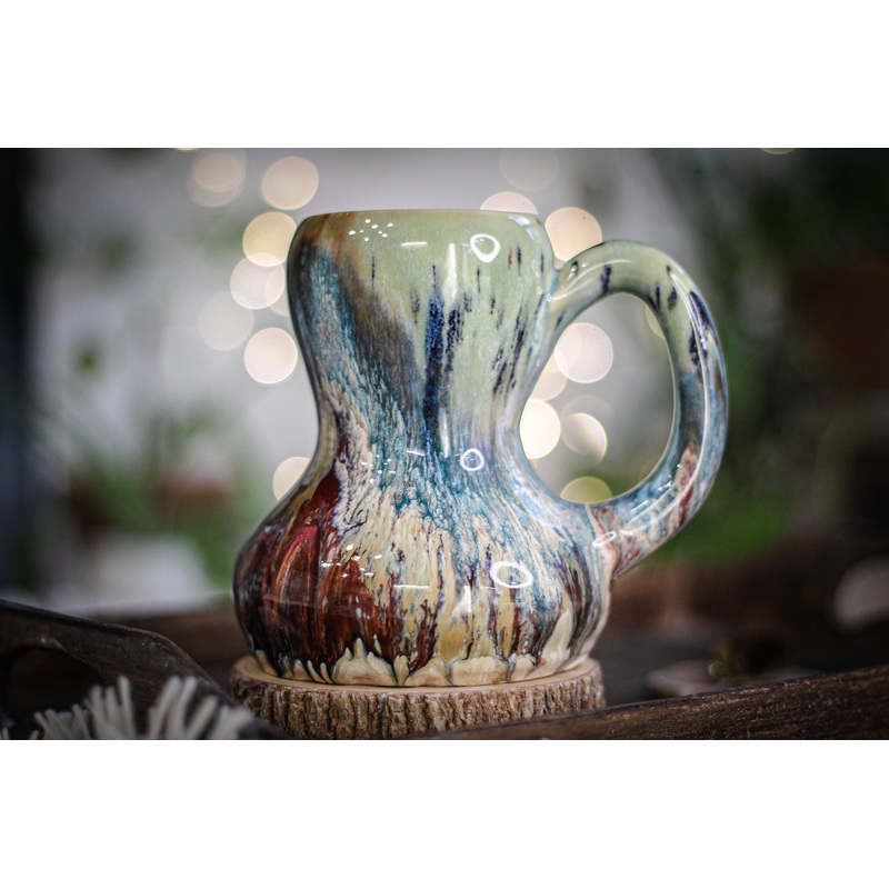 05-B Soft Earth Series EXPERIMENT Acorn Gourd Mug - MISFIT, 20 oz. - 30% off