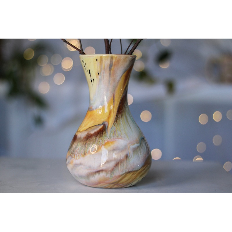 06-B Soft Earth Series PROTOTYPE Vase - MINOR MISFIT, 25 oz. - 10% off