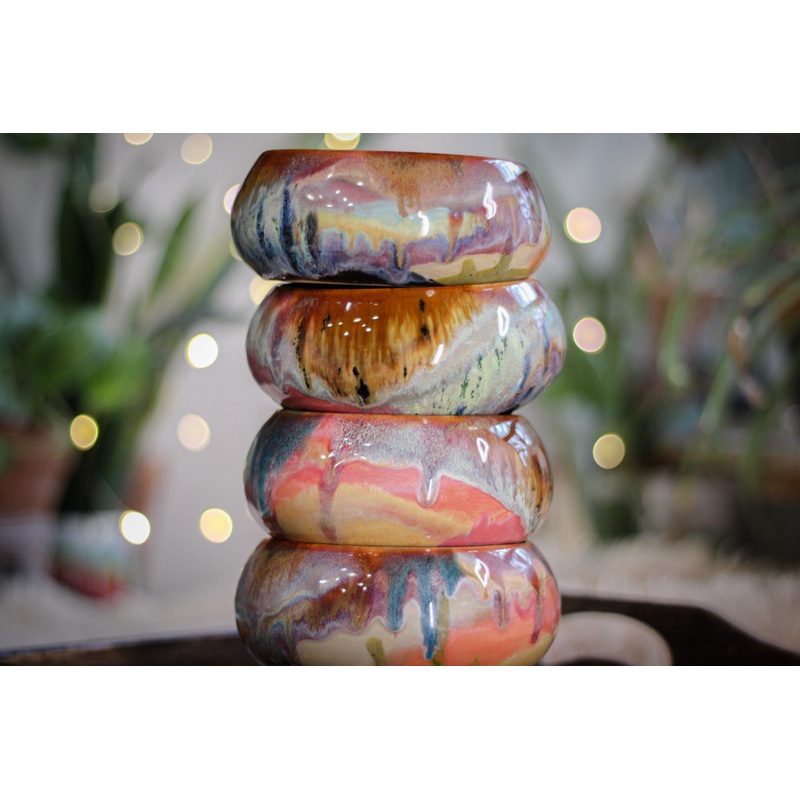 06-F Flow Bowl - MISFIT, 14 oz. - 10% off (This listing is for one bowl)