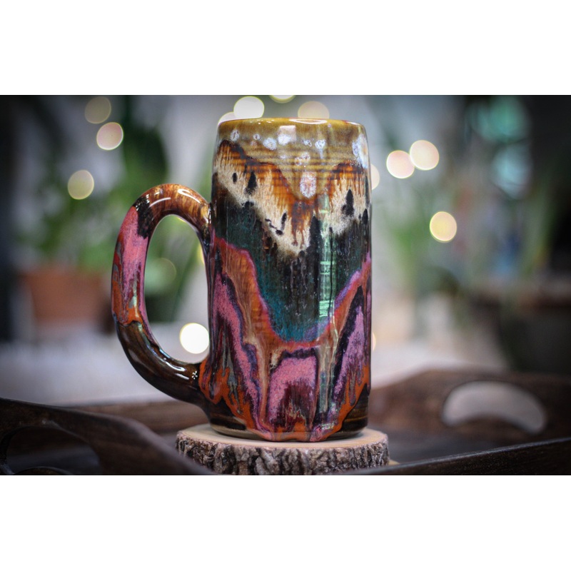 13-A Desert Oasis Variation Textured Acorn Stein Mug - MISFIT, 23 oz. - 30% off