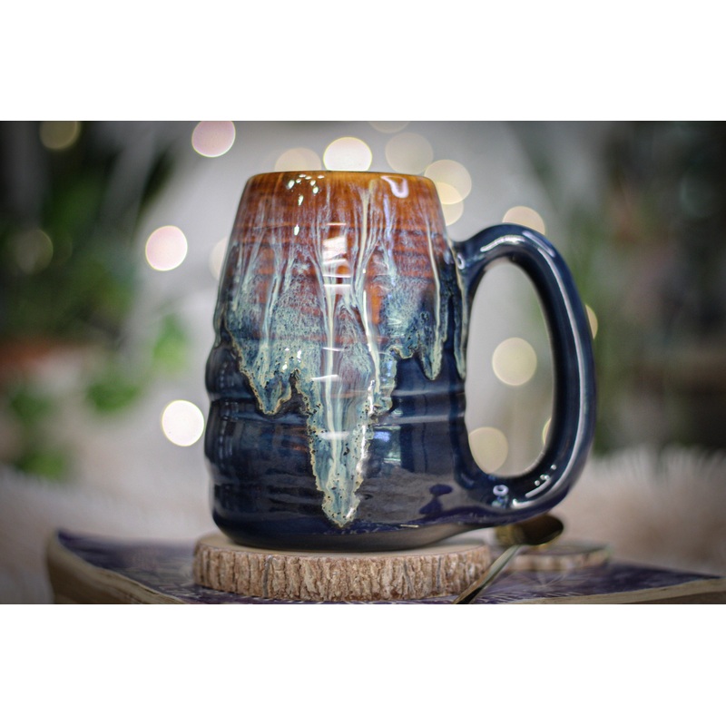 13-D New Wave Textured Mug - TOP SHELF MISFIT, 22 oz.