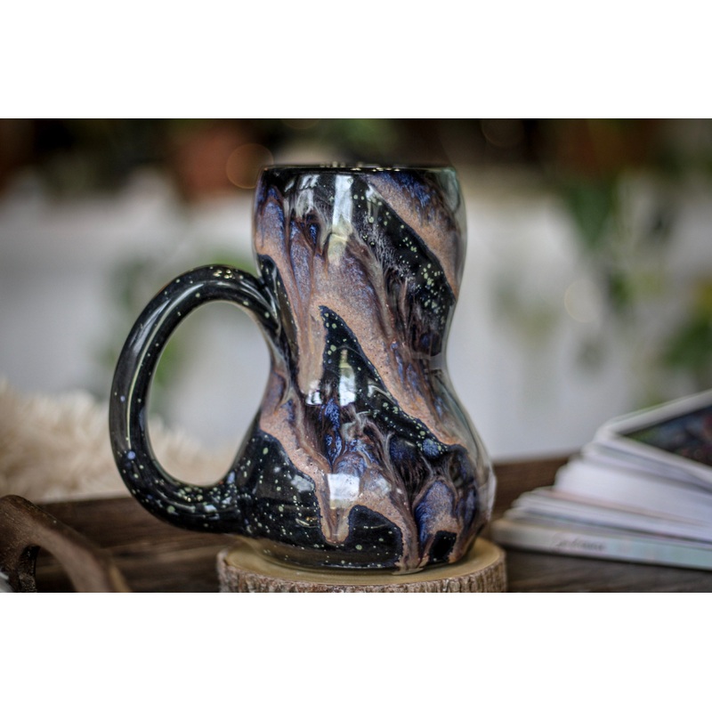 15-C Cosmic Amethyst Grotto Acorn Gourd Mug - MISFIT, 21 oz. - 15% off