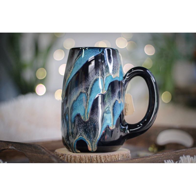 18-B Turquoise Grotto Notched Mug - MISFIT, 25 oz. - 15% off