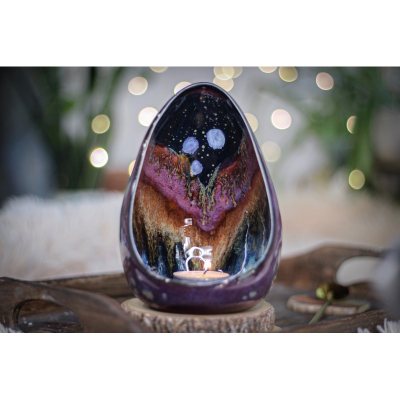 21-B Starry Night Candleholder - ODDBALL - 15% off