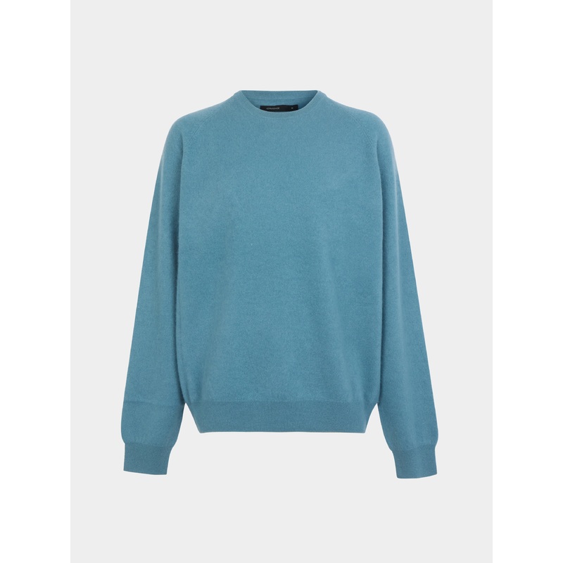 Cashmere R-Neck Boyfriend Sweater