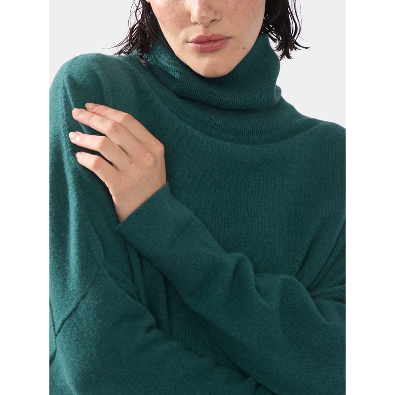 Chunky Cashmere T- Neck Sweater