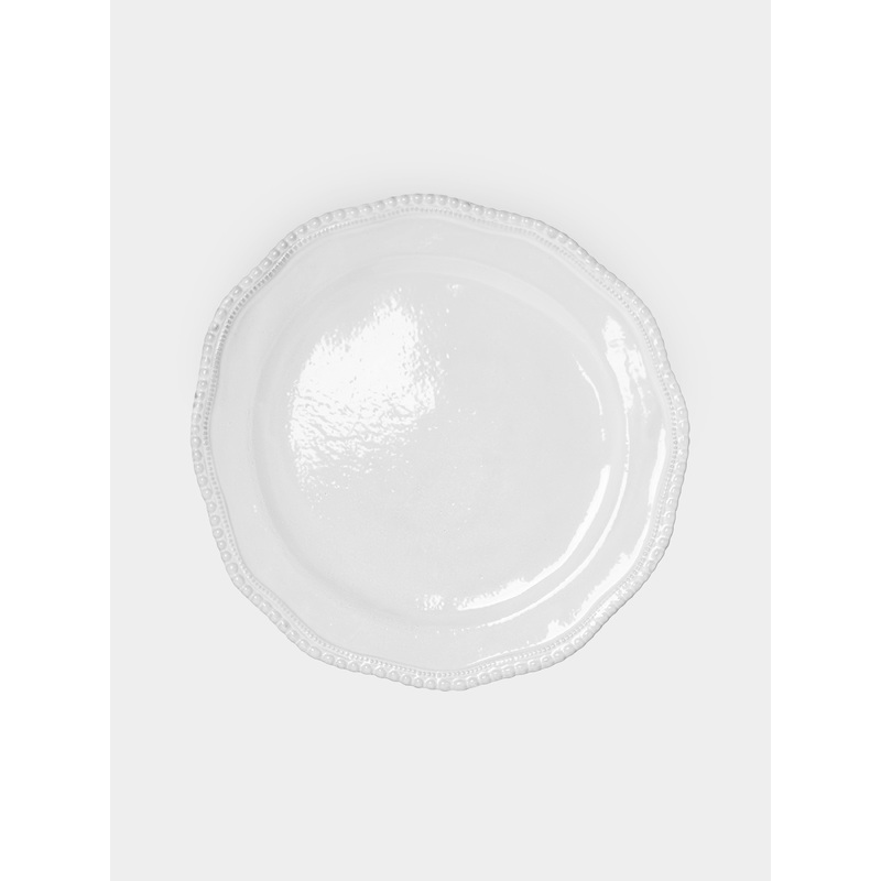 Clarabelle Hand-Glazed Ceramic Dinner Plate