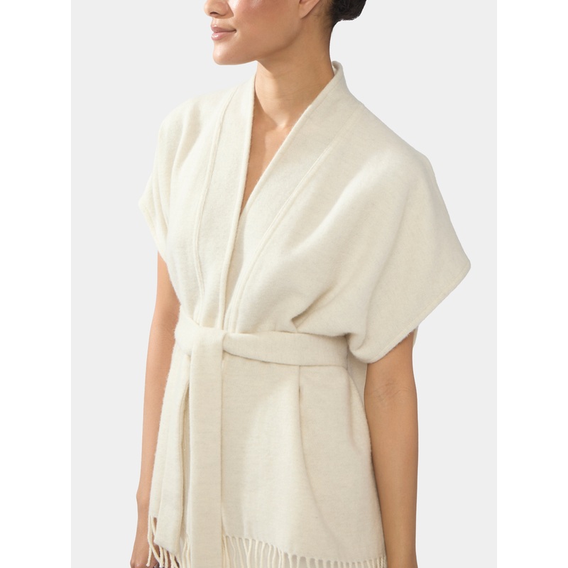 Double-Faced Cashmere Gilet | One Size