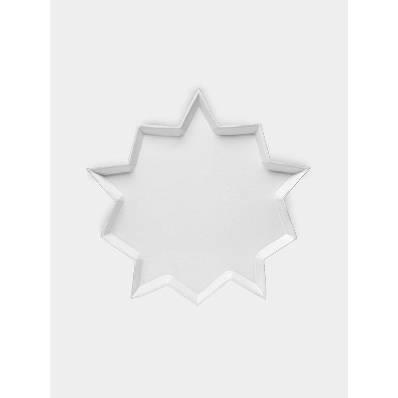 Etoile Hand-Glazed Ceramic Dinner Plate