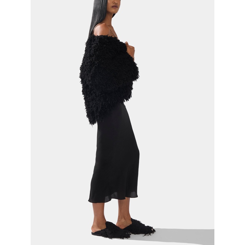 Furry Cashmere Cardigan